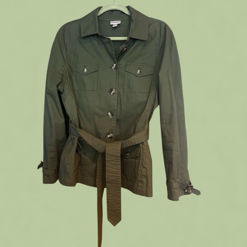 Isaac Mizrahi for Target Dark Green Utility Jacket (Vintage)